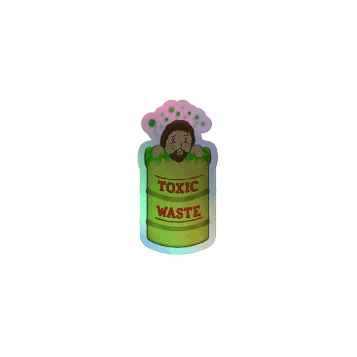 Toxic Barrel Holo Sticker product image (1)