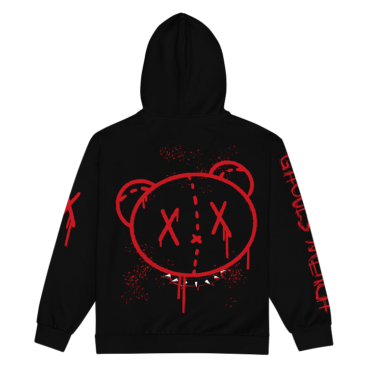 Graffiti Bear Zipper Hoodie product image (2)