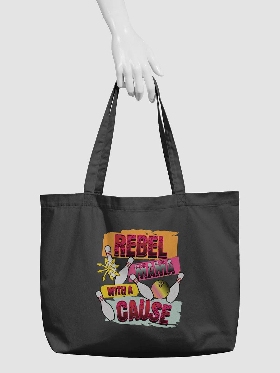 Rebel Mama With A Cause Bowling Eco Tote product image (3)