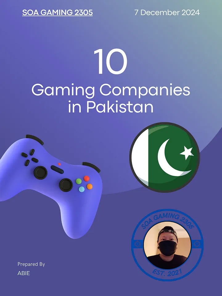 🎮 Discover Pakistan’s Top Gaming Companies and Launch Your Dream Career! 🚀 product image (1)