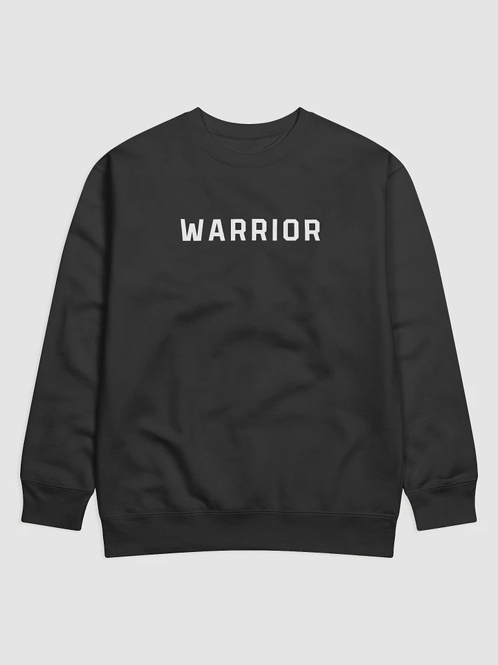 Warrior Premium Crewneck (Print - Black) product image (1)