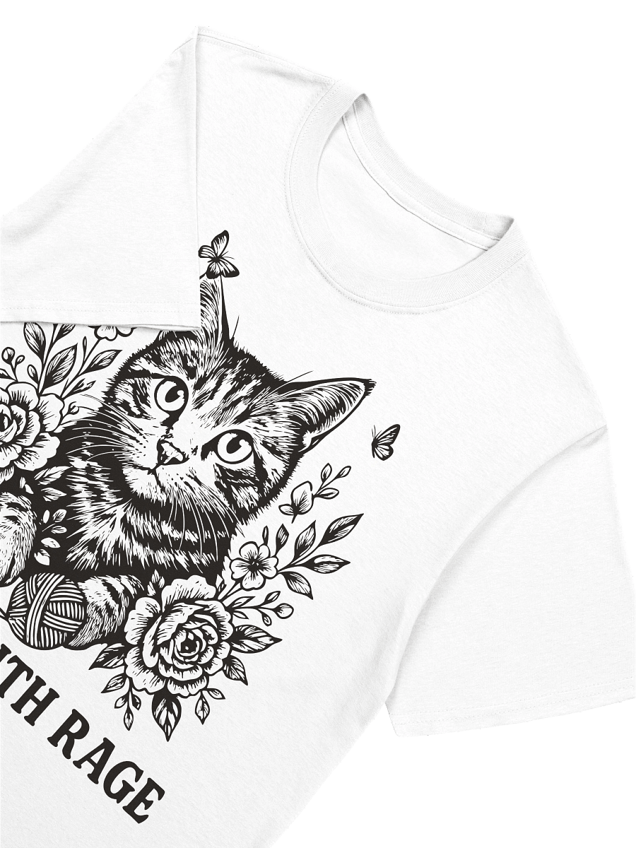 Filled With Rage Feline Floral T-Shirt product image (39)