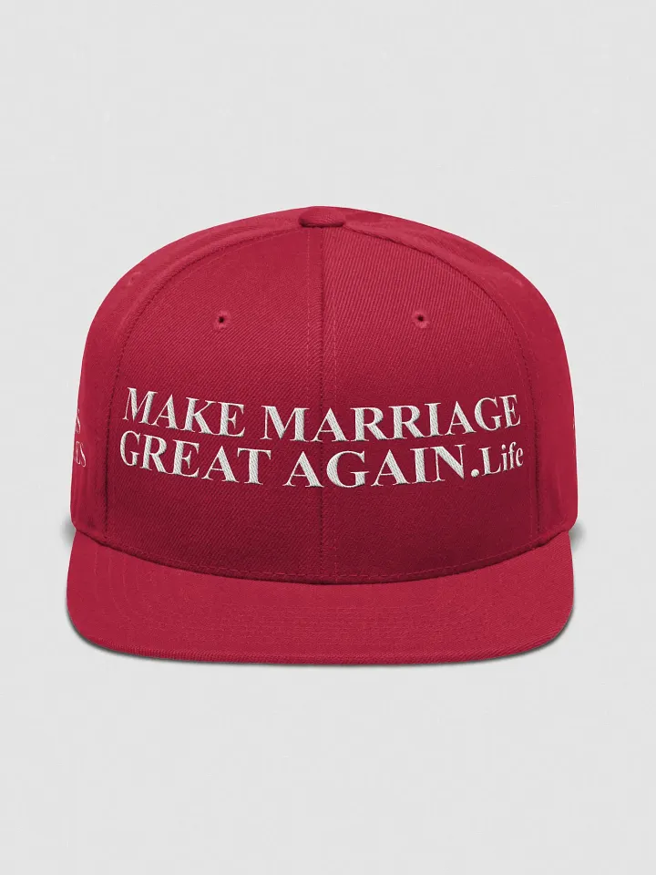 Hat: MAKE MARRIAGE GREAT AGAIN.Life All Four Sides Printed product image (1)