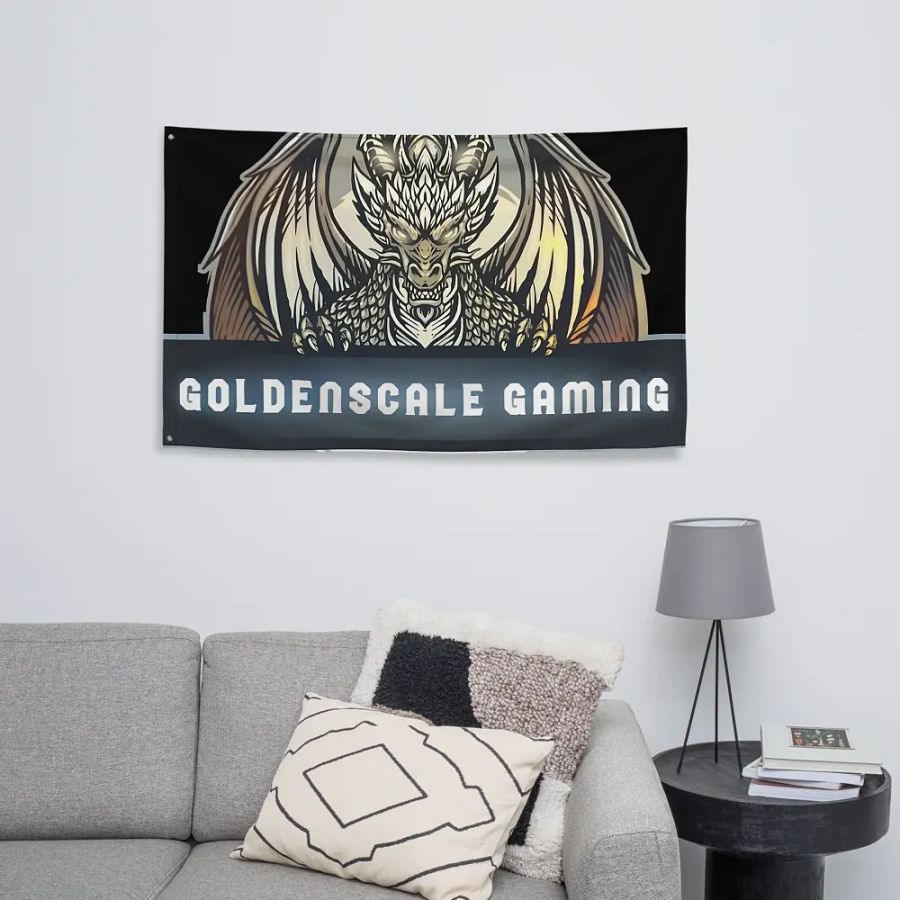 goldenScale Gaming Team Flag product image (8)