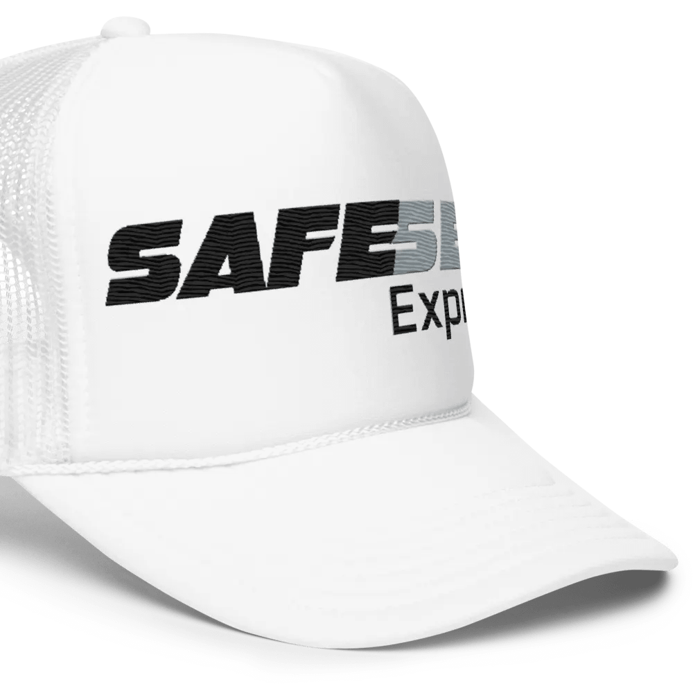Safe Sex White Trucker Hat product image (5)