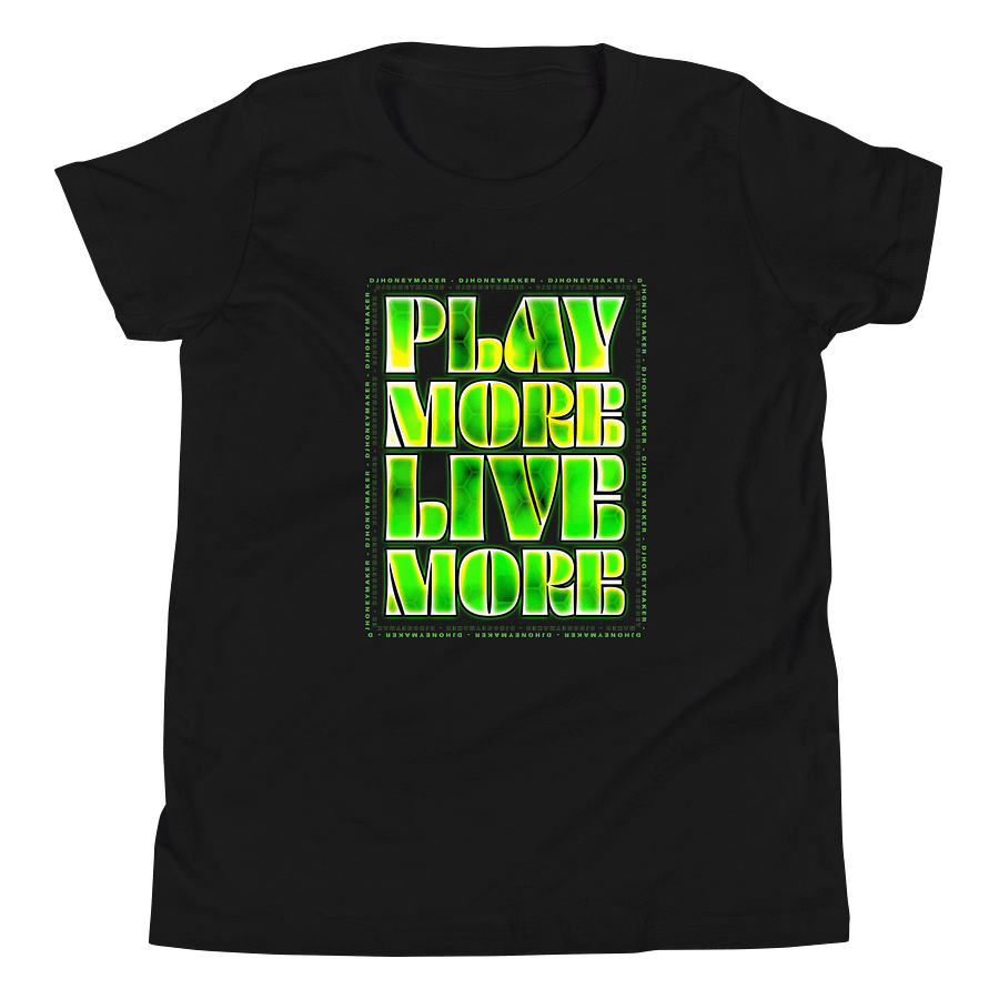Play More Live More Youth Short Sleeve T-Shirt product image (16)