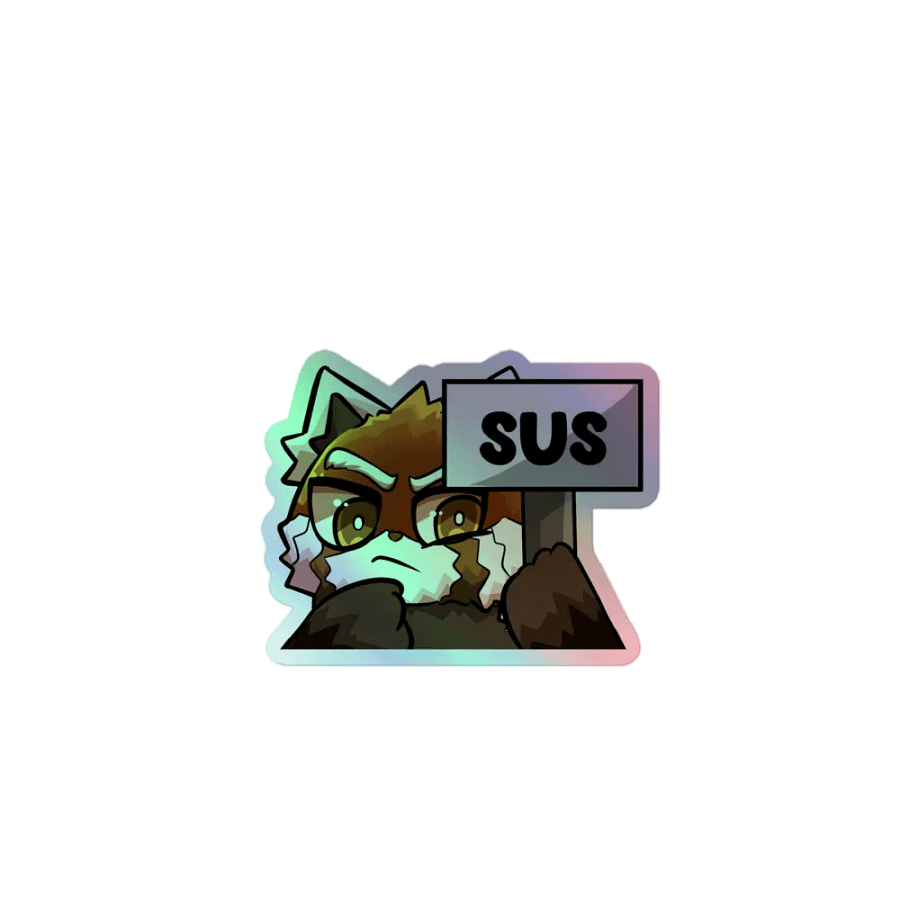 Holographic Sus Sticker product image (1)