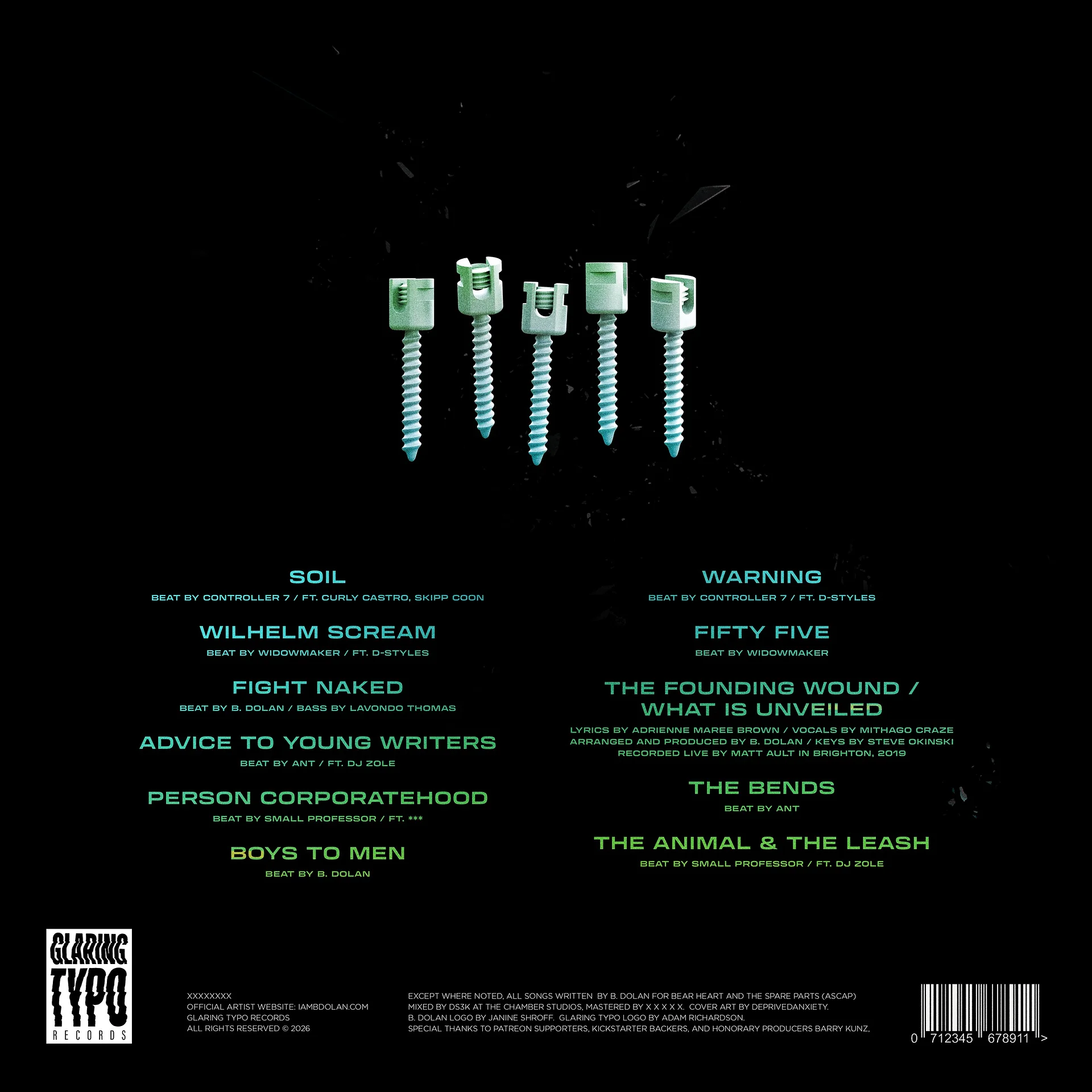 "Fight Naked" Digital LP Lossless HQ Audio DL (Explicit/Clean/Instrumentals) product image (2)