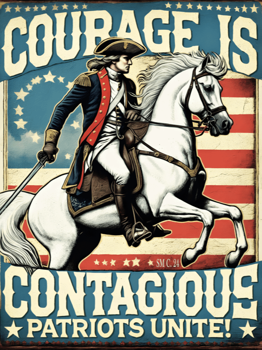 Patriotic Courage All-Over Fanny Pack product image (10)