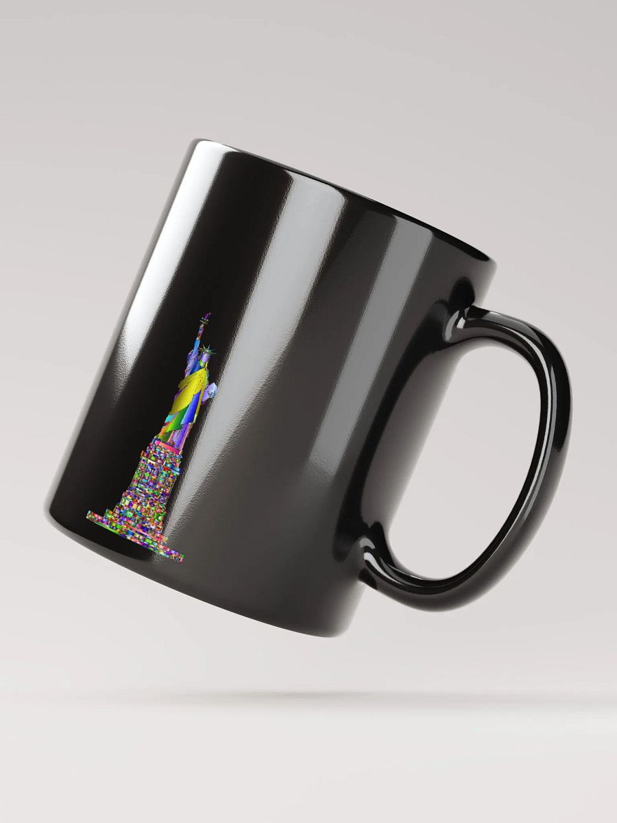 Black Glossy Coffee mug-Statue of Liberty product image (4)