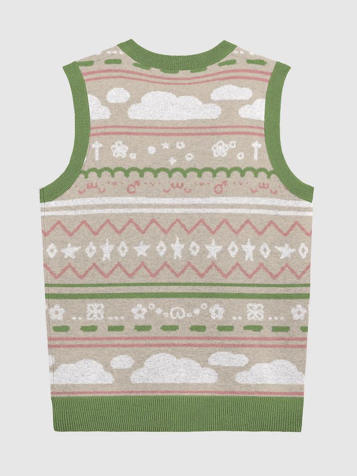 Cloudy Christmas Vest - Beige product image (9)