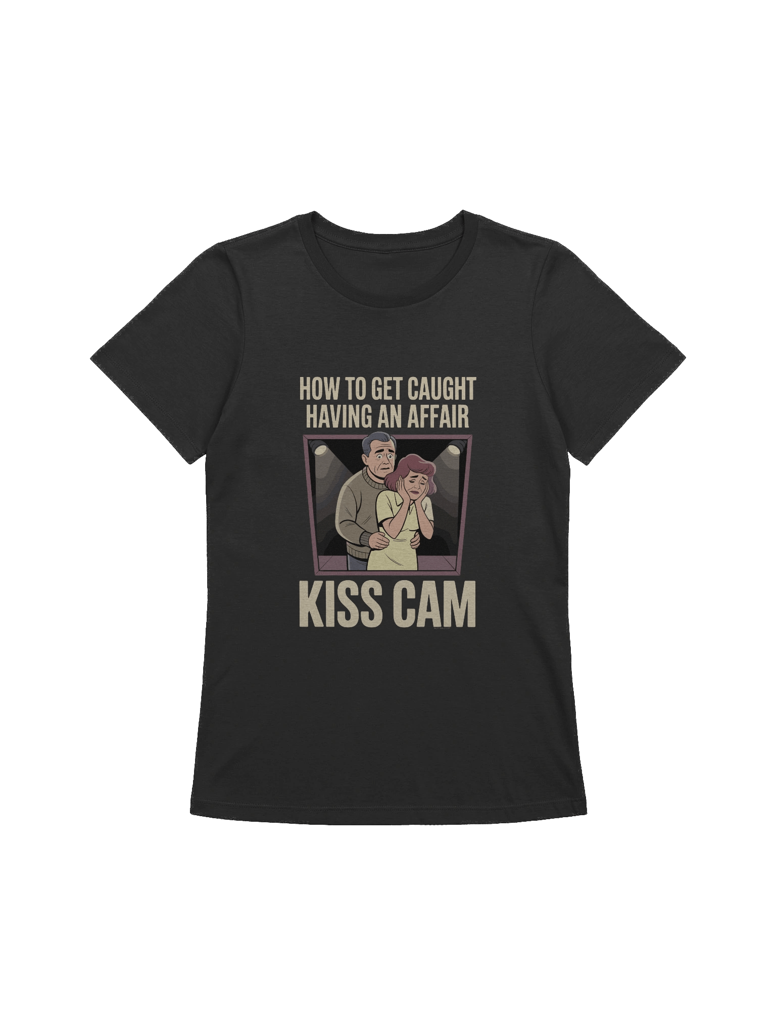 [BJ Designs] How To Get Caught Affair - Women's Graphic Tee product image (1)