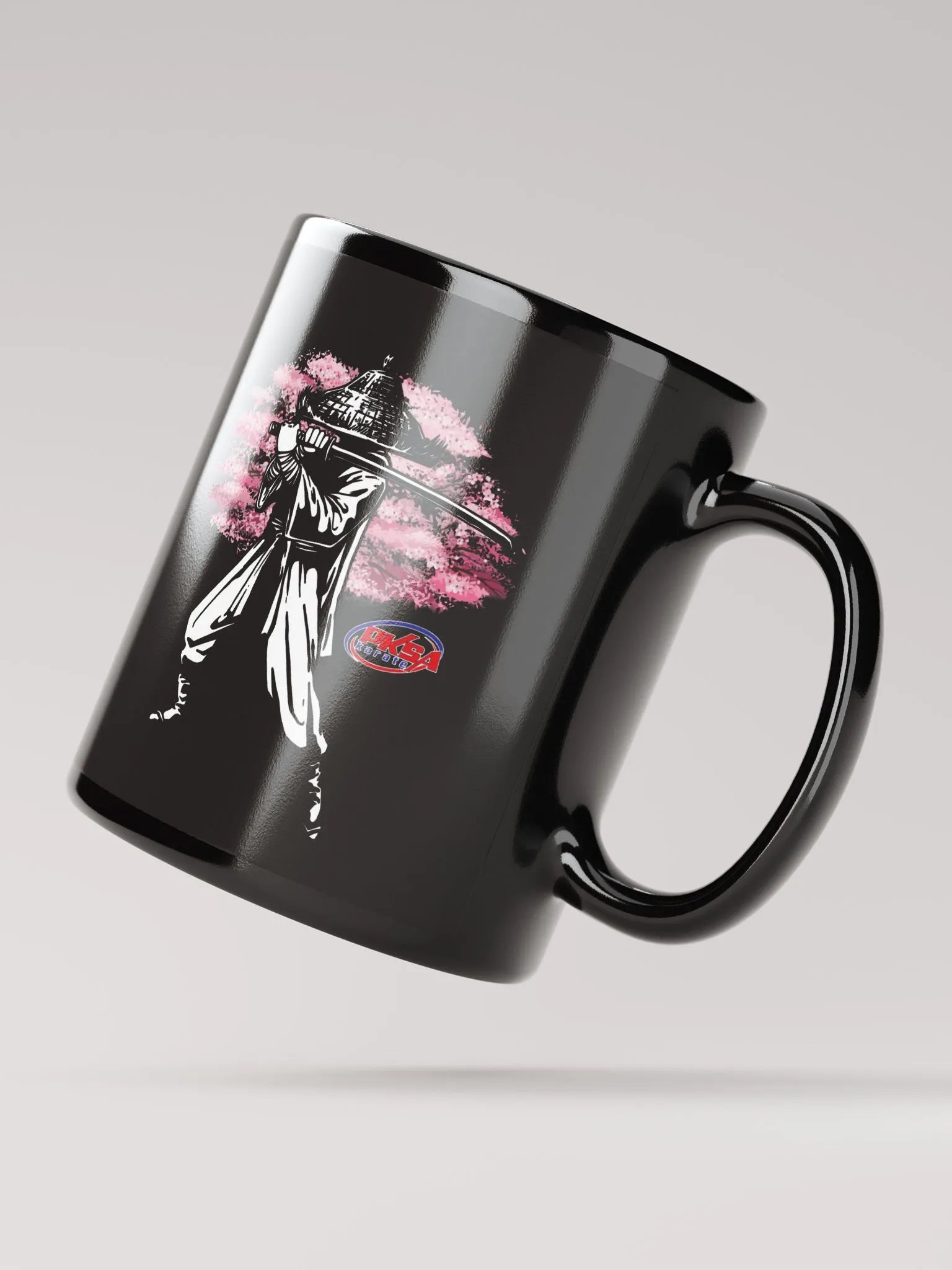 Samurai & Cherry Blossom Mug product image (4)