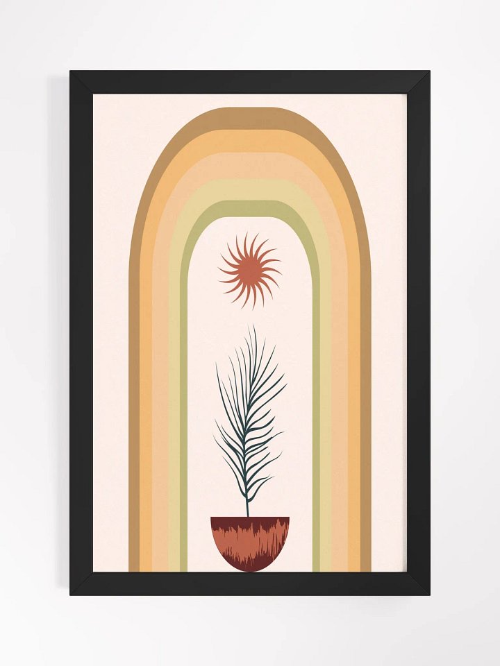Radiant Flora Framed Art Print product image (4)