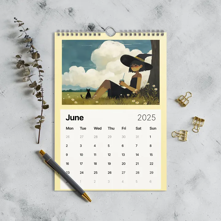 Witchy calendar 2025 product image (2)
