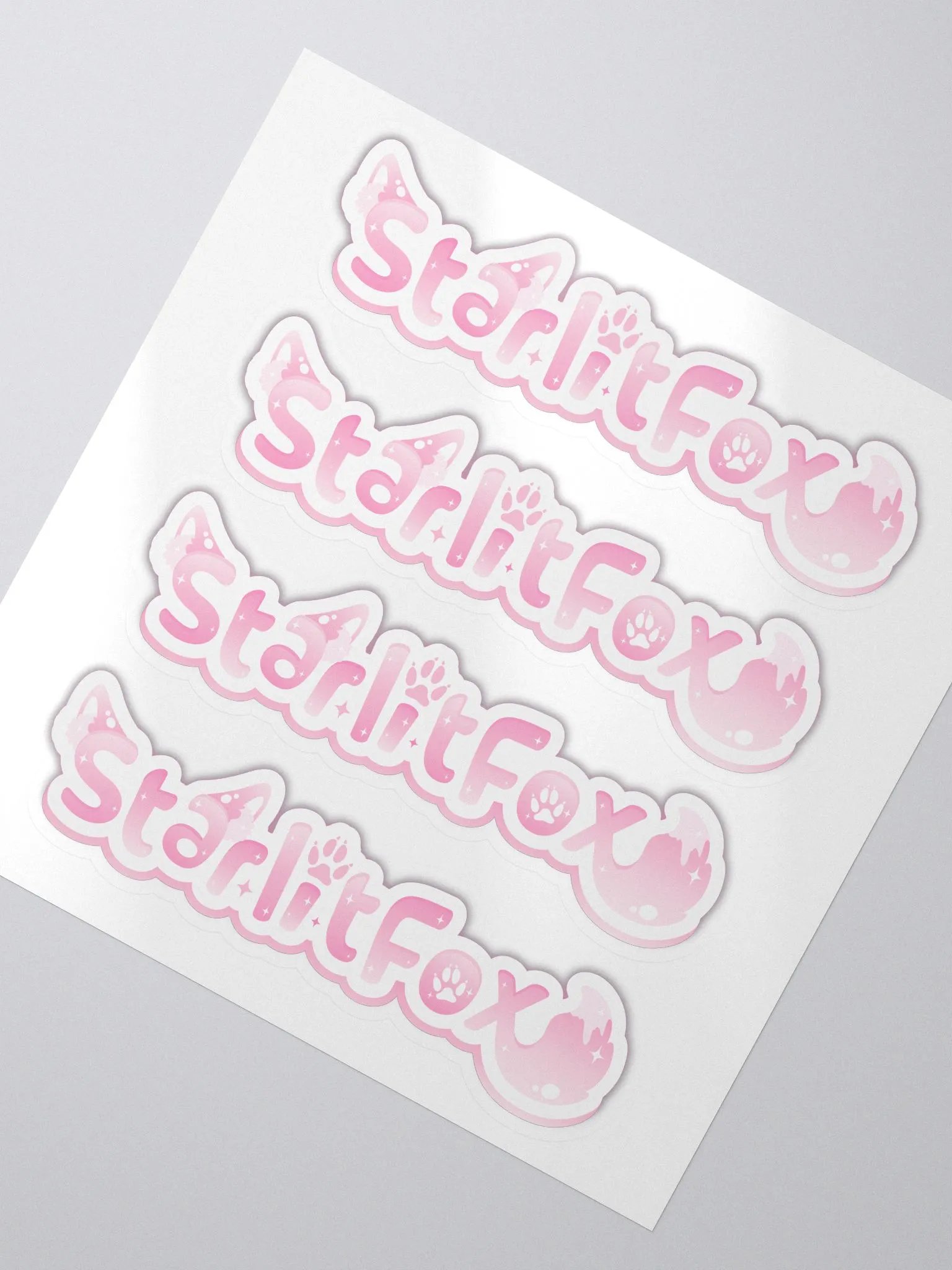StarlitFox Logo Sticker product image (2)