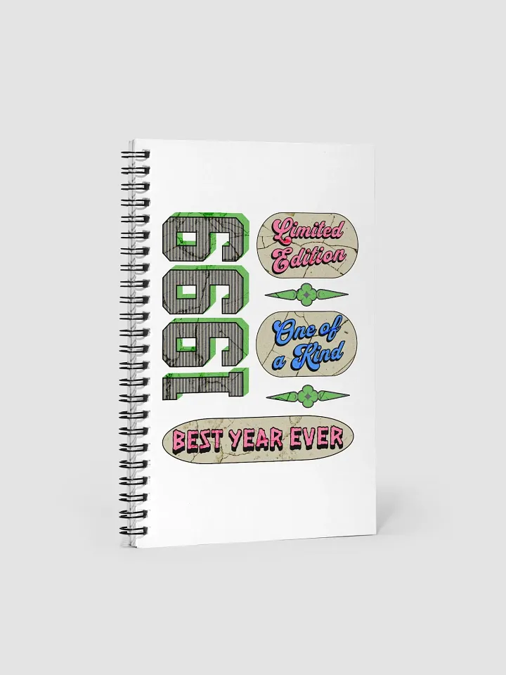 Best Year Ever 1999 Limited Edition Vintage Spiral Notebook product image (1)