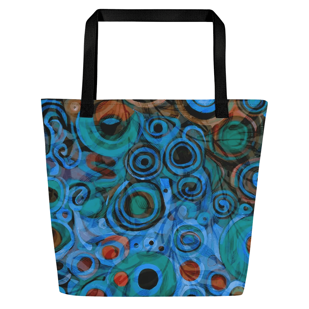klimt inspired design all over print tote for moms dads friendsmen and ladies product image (3)