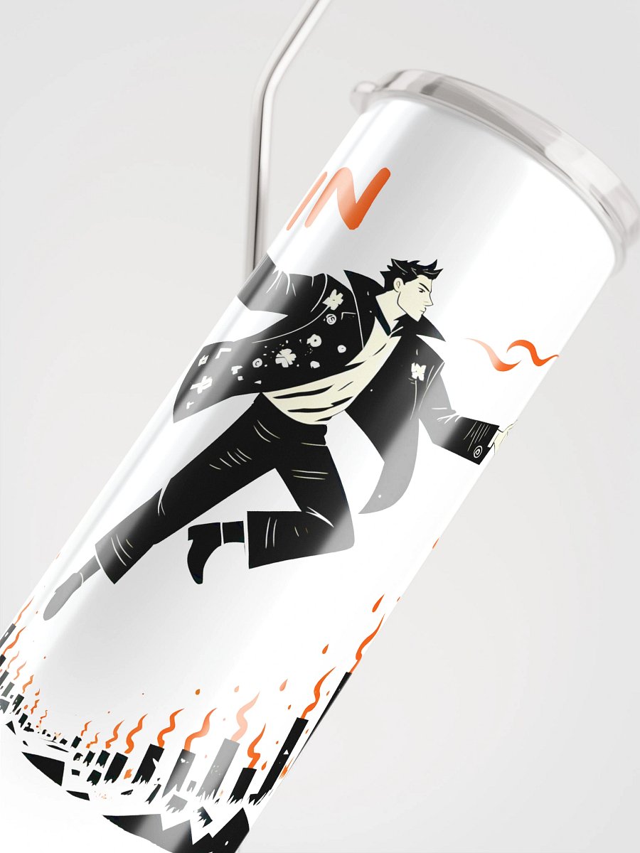 I Win Flame Art Print – Bold Triumphant Steel Tumbler product image (4)