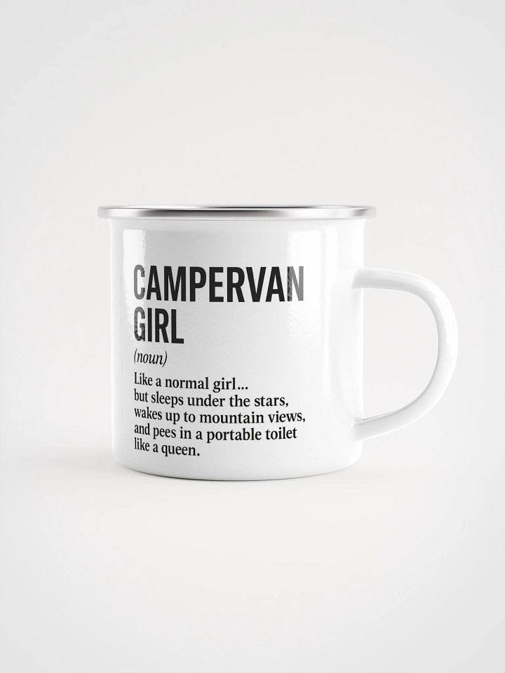 Campervan Girl - Enamel mug product image (1)