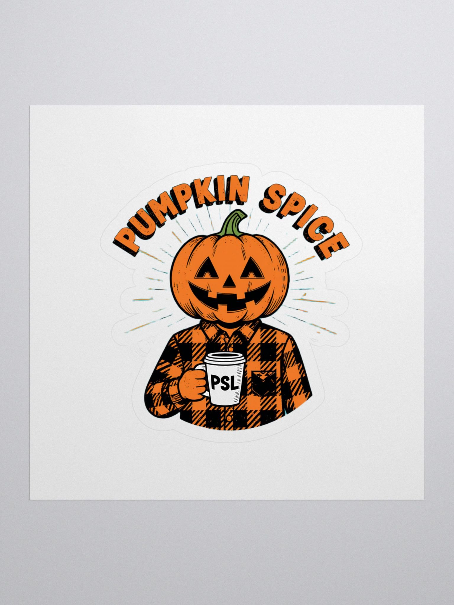 Pumpkin Spice PSL Kiss Cut Stickers product image (1)