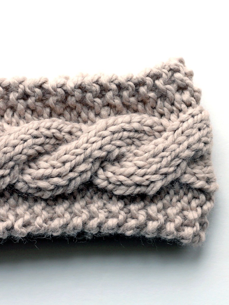 Easy Cable Headband Knitting Pattern - Friendship product image (1)
