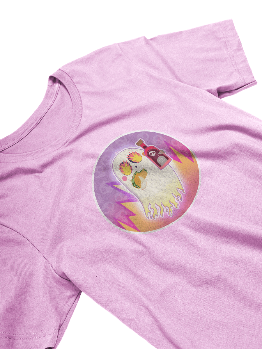 Pastel Little Ghost Hot Sauce Taco - T-Shirt product image (10)