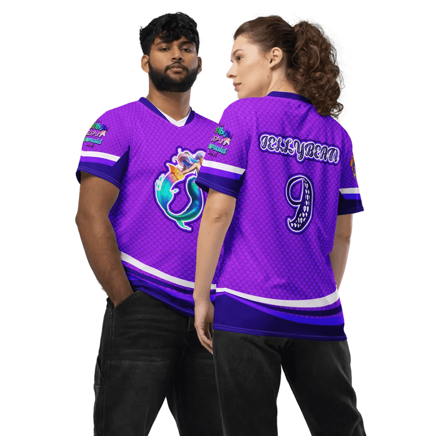 Rainbow Unicorn Mermaid Official Sportsball Jersey (Scale Edition) product image (4)