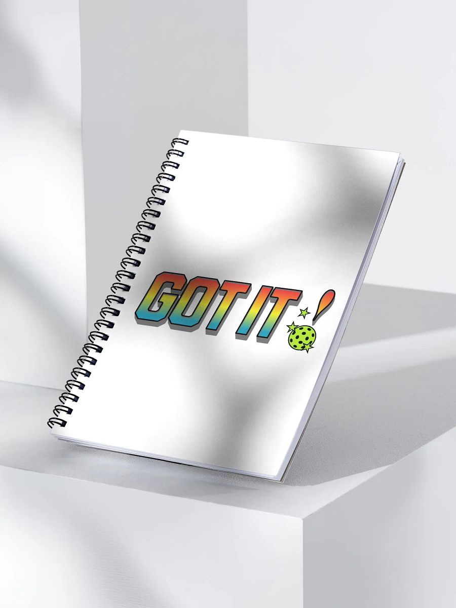Got It Pickleball Gradient Spiral Notebook product image (3)