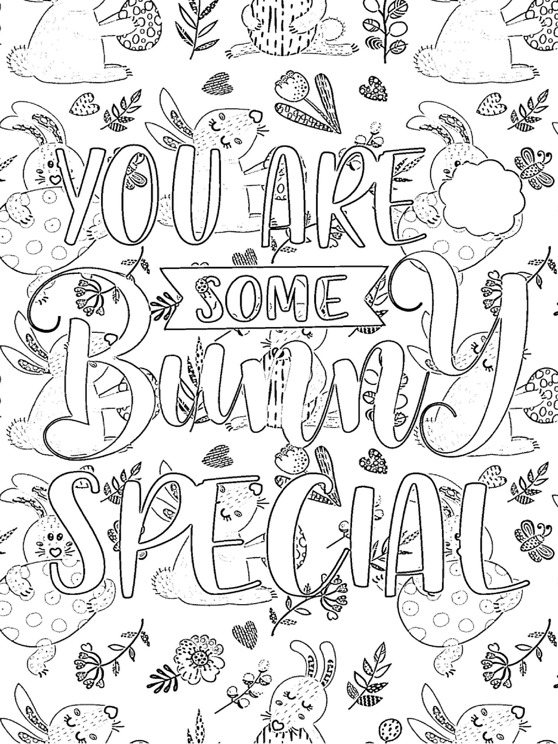 Easter Quotes Coloring Pages for Adults-60 Quotes product image (9)