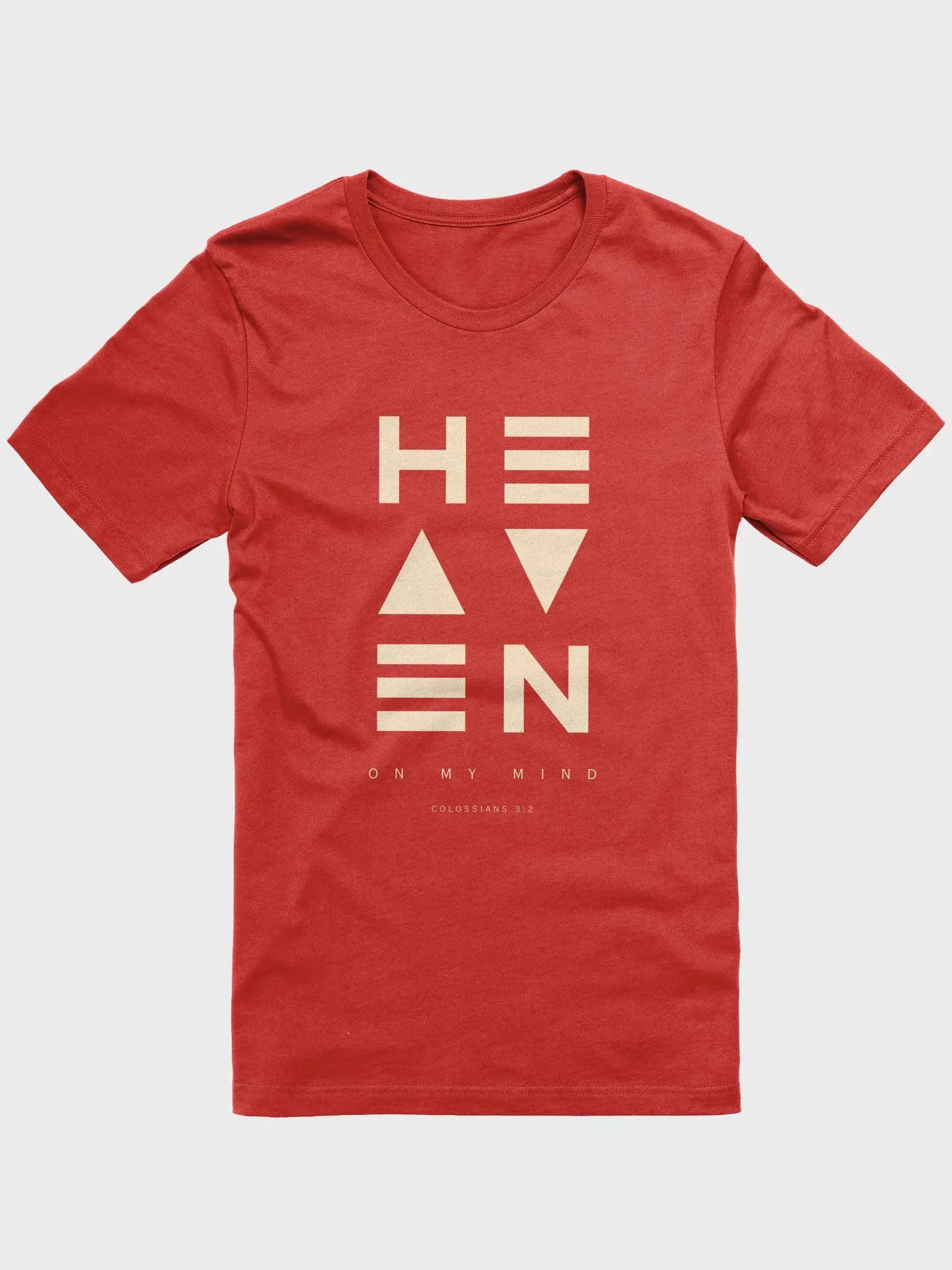 Heaven on my Mind (Colossians 3:2) T-shirt product image (2)