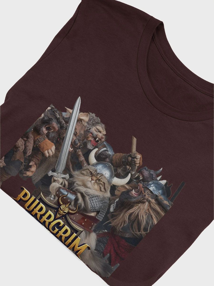 Purrgrim the Chonkeror Viking Warrior Cat T-Shirt product image (5)