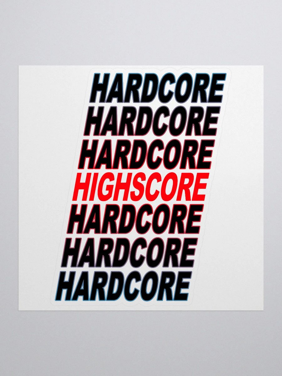 HARDCORE HIGHSCORE | Sticker product image (1)