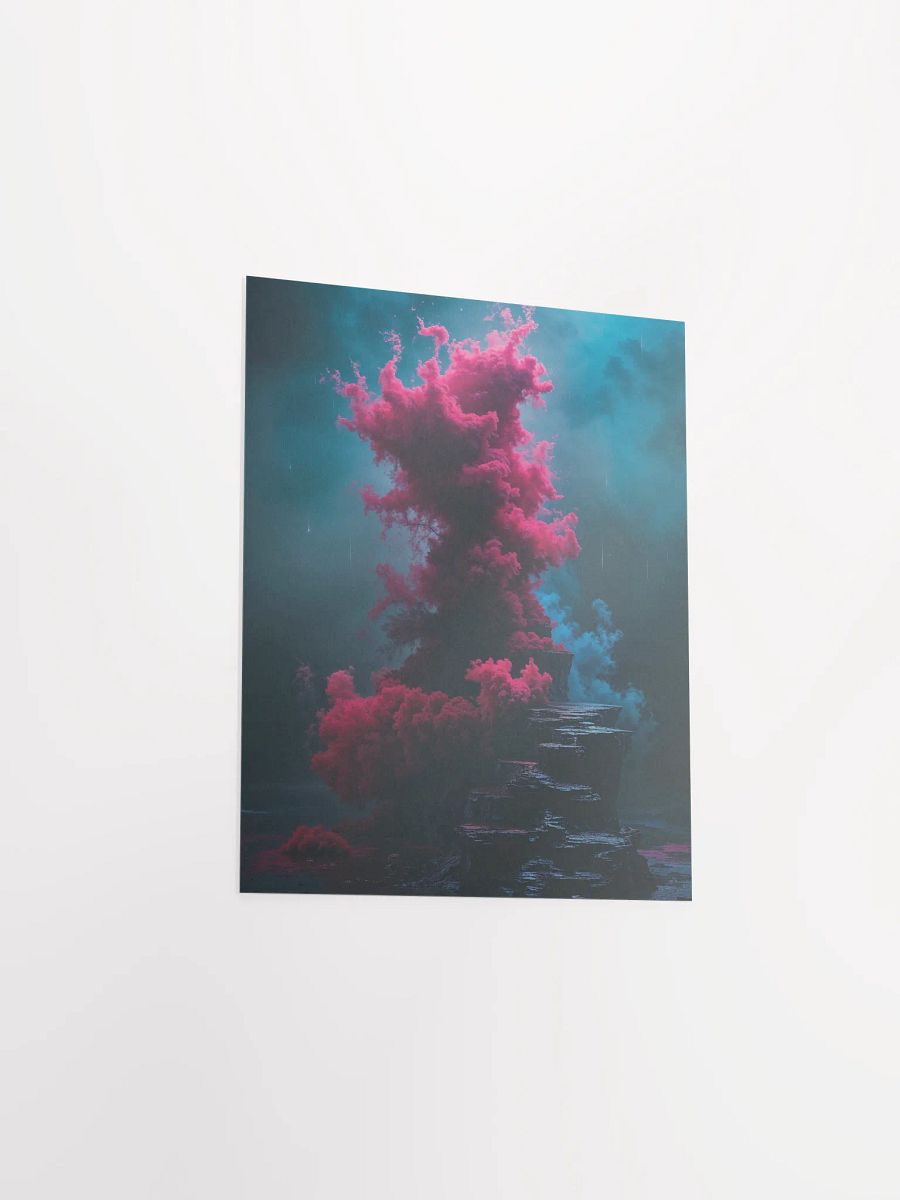 Crimson Bloom Ascension Matte Poster product image (19)