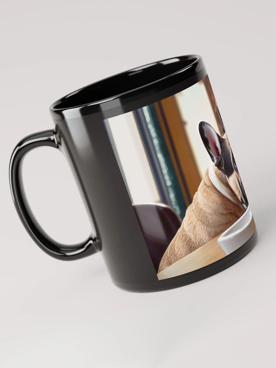 French Bulldog Fun: Black Glossy Mug for Dog Lovers product image (5)