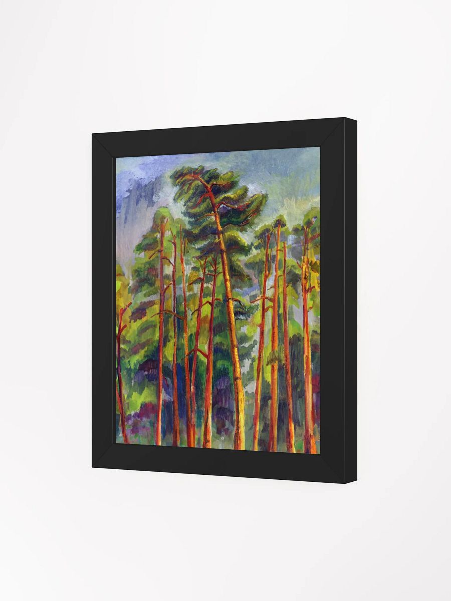 Enchanted Forest Framed Artwork - Dramatic Evening Pines product image (7)