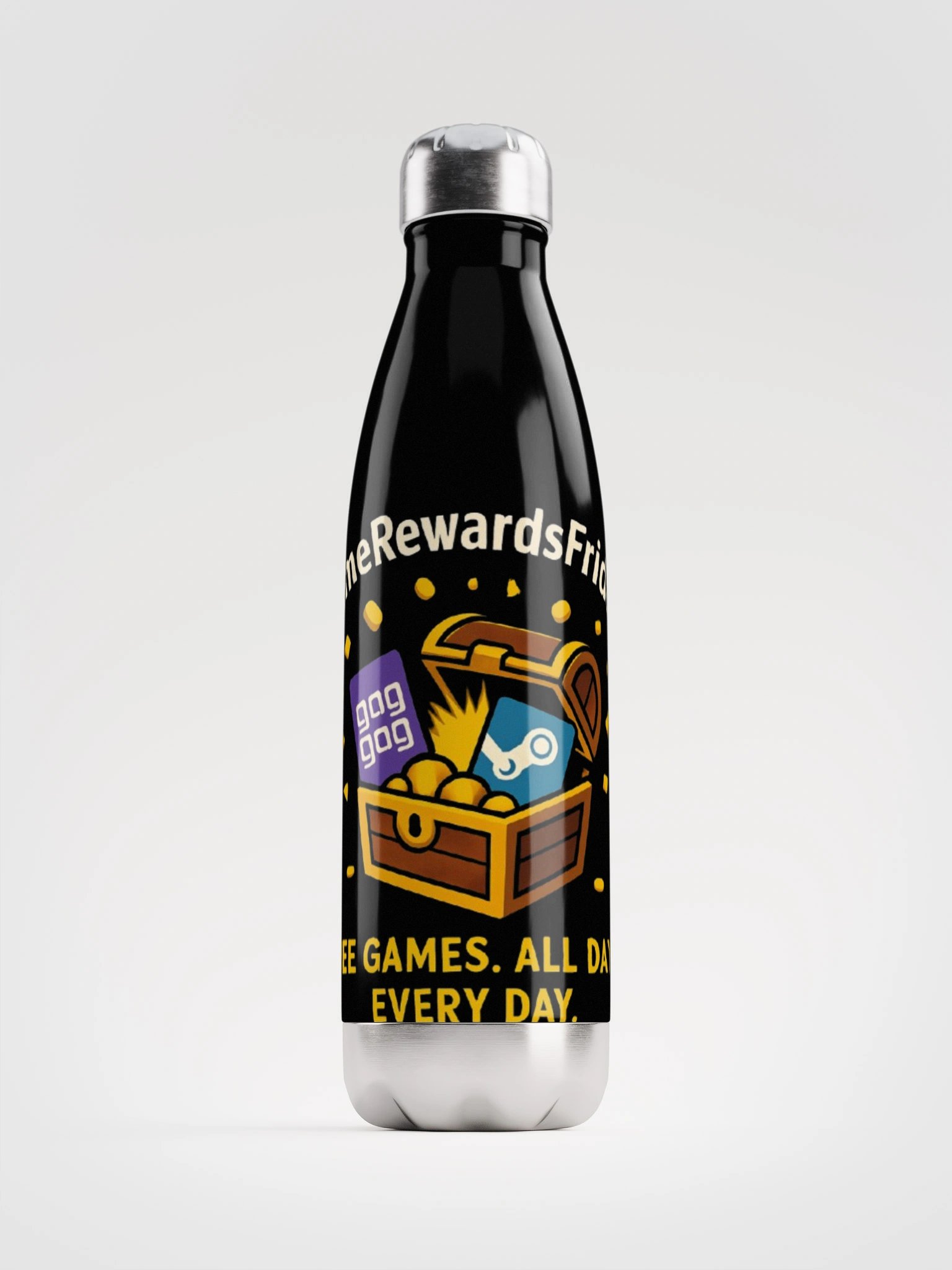 someRewardsFriday Treasure Stainless Steel Bottle product image (1)