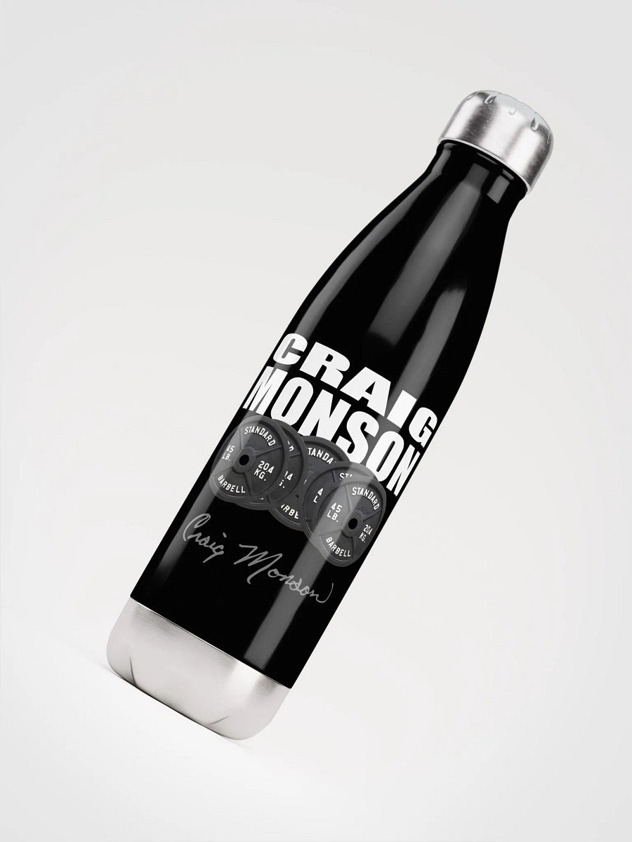Signature Barbell Stainless Steel Water Bottle product image (4)