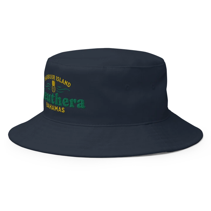 Harbour Island Eleuthera Bahamas Hat : Pineapple Bucket Hat Embroidered product image (2)