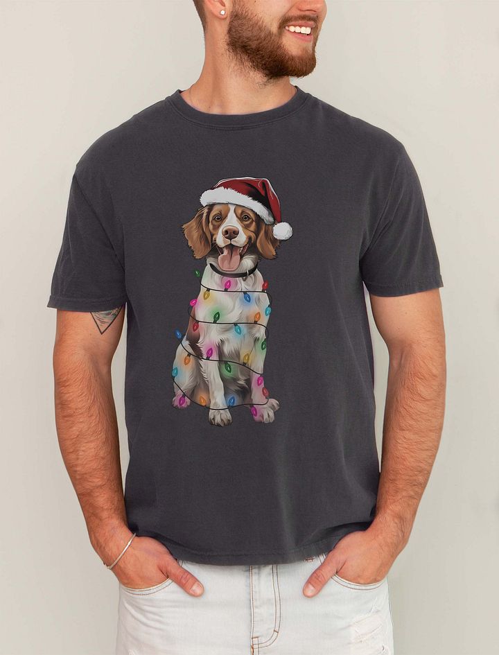 Funny Brittany Spaniel Christmas T-Shirt for Brittany Spaniel Paw-rents product image (21)