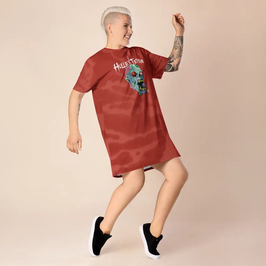 Gimme Brain T-Shirt Dress (HulleVane Design) product image (7)