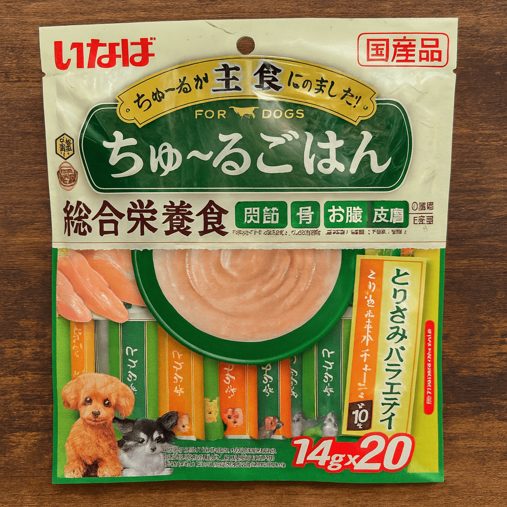 🎎 Inaba Churu Gohan – Chicken Variety Pack (20 Sticks, Complete & Balanced Dog Food) – Japanese Wife Approved product image (1)