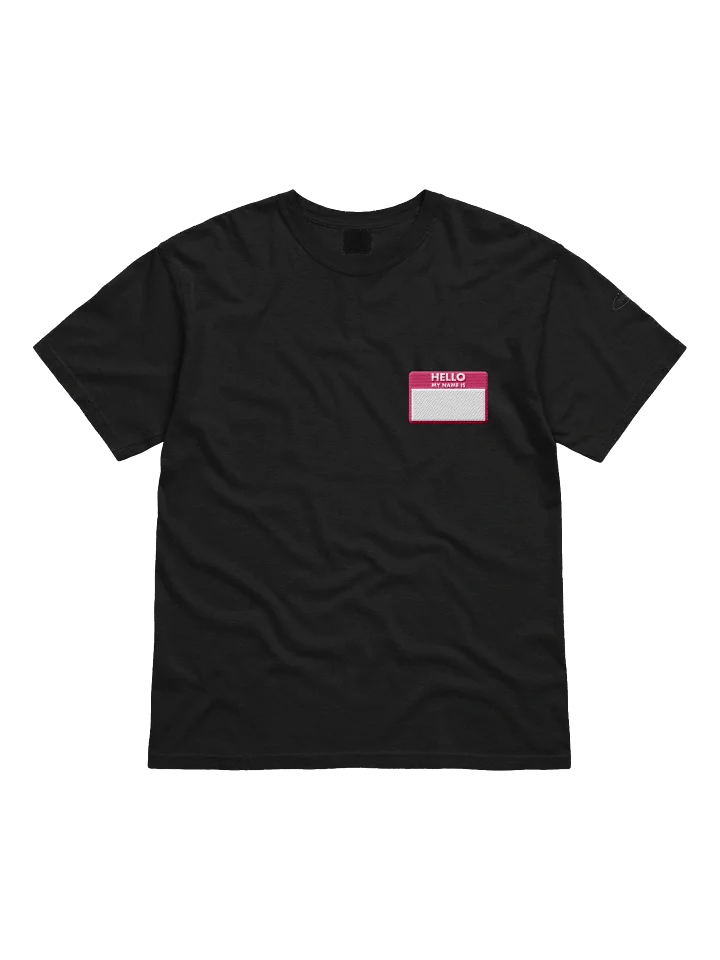 Name Tag Tee: Pink Block product image (1)