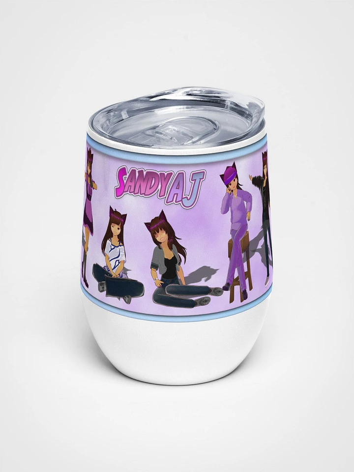 Catgirls Wine Tumbler by Allcolor product image (2)