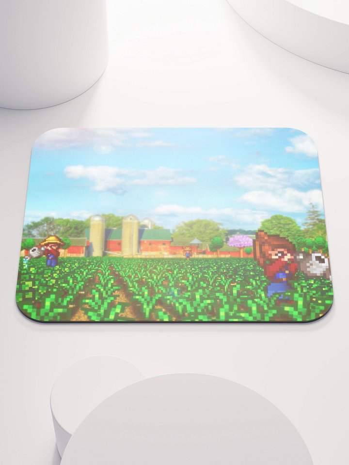 Retro Farm Pixel Mouse Pad product image (1)