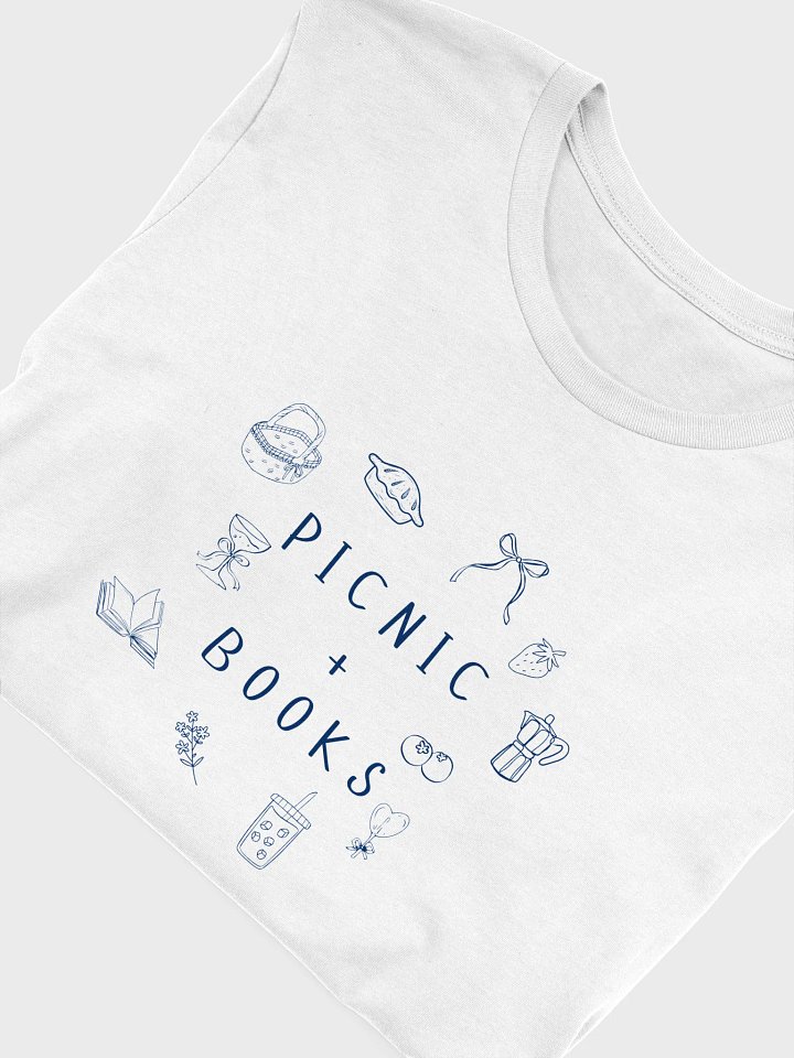 Picnic + Books T-shirt product image (1)