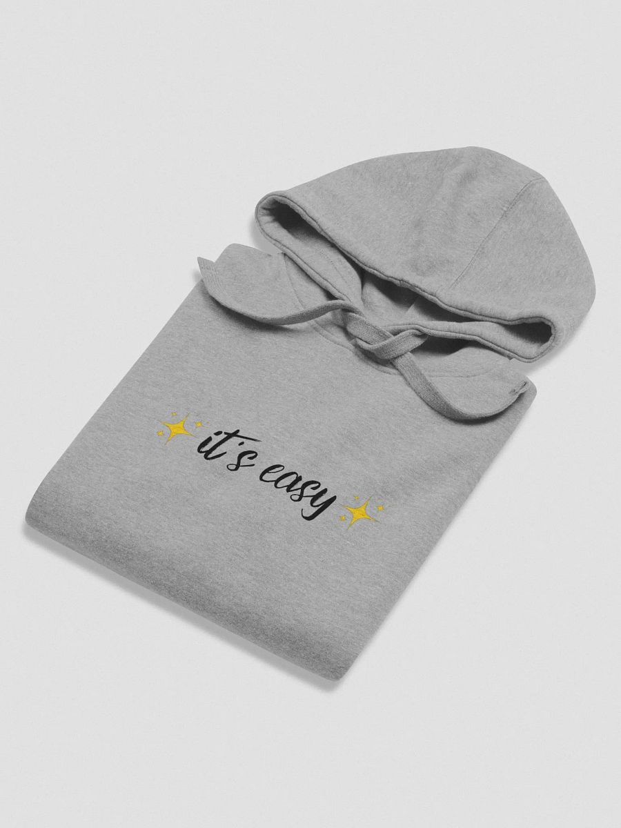 It's Easy Hoodie (gray, pink, blue & white) product image (3)