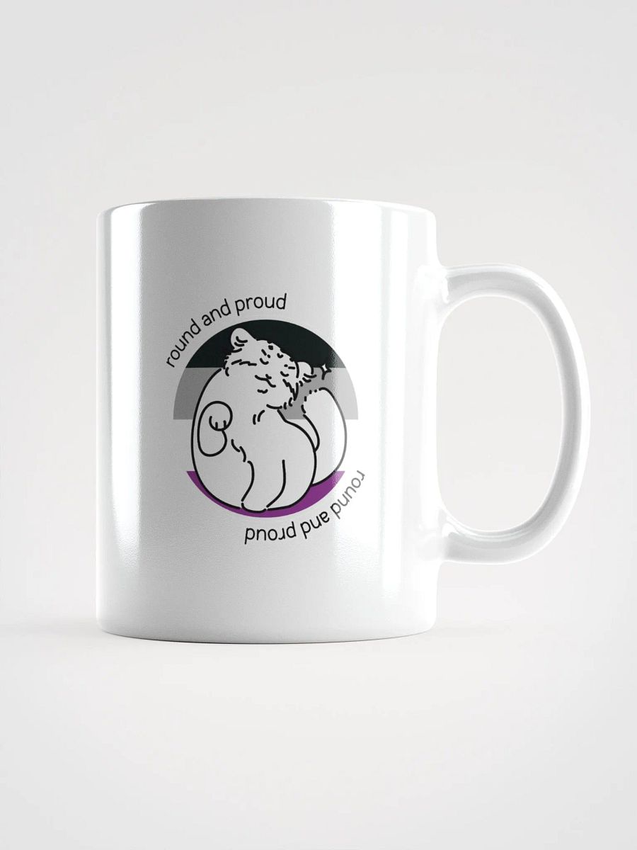 Round and Proud Manul Asexual Version - White Mug product image (3)