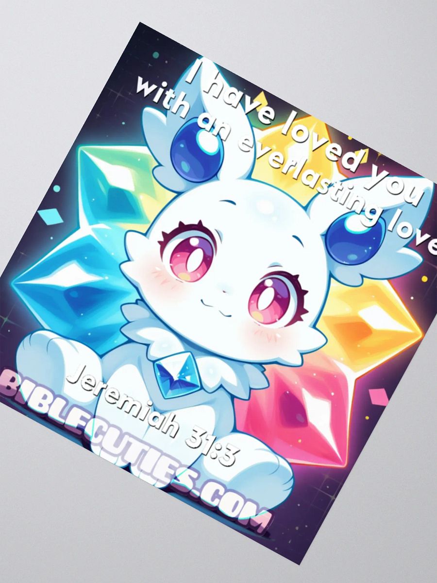 Bible Cuties Laura - I have loved you with an everlasting love Sticker product image (2)