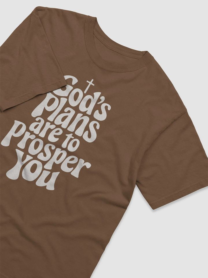 God's Plans Are to Prosper You – Jeremiah 29:11 Bible Verse Comfort Colors T-Shirt product image (1)